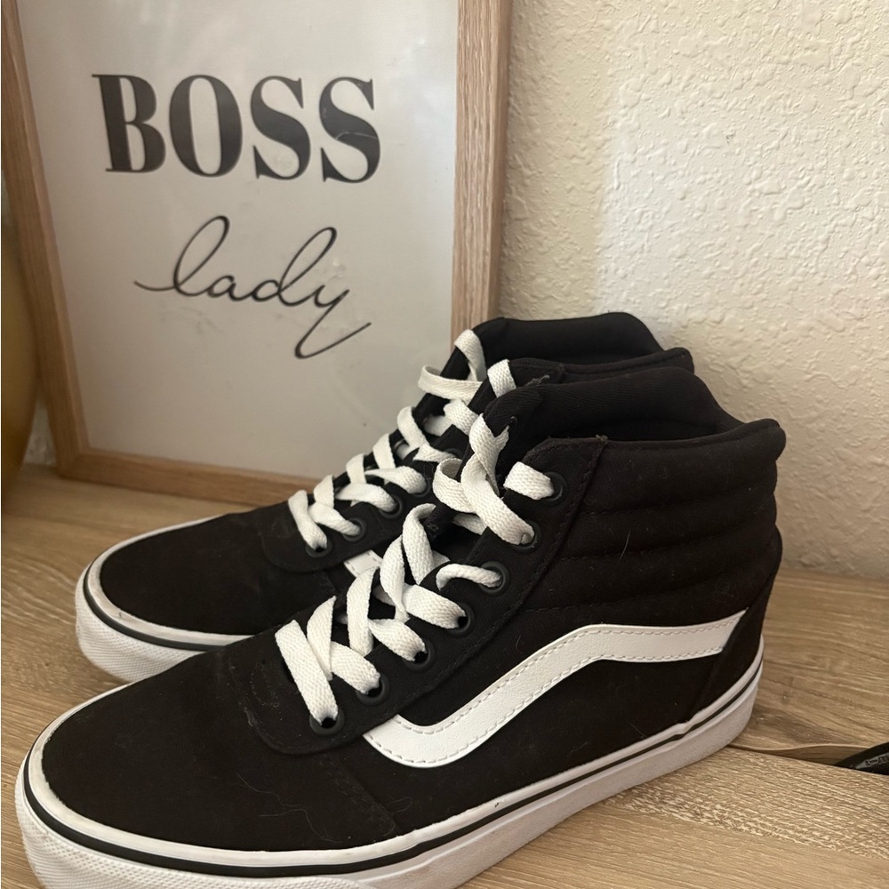 Vans Classic Black and White High-Tops